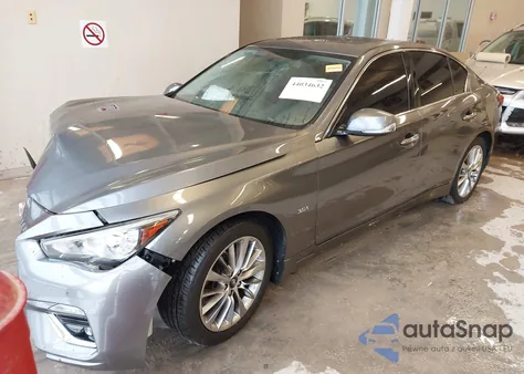 2019 Infiniti Q50 3.0T Luxe из США, поврежденный, VIN JN1EV7AR7KM557161